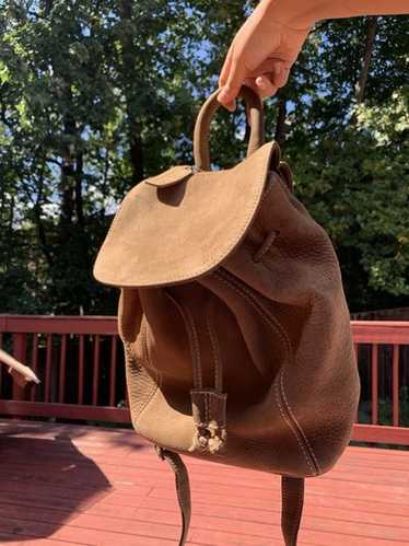 バッグ Vintage Coach Sonoma Nubuck Backpack Vintage Coach Sonoma Nubuck Green Pebbled Leather Travel