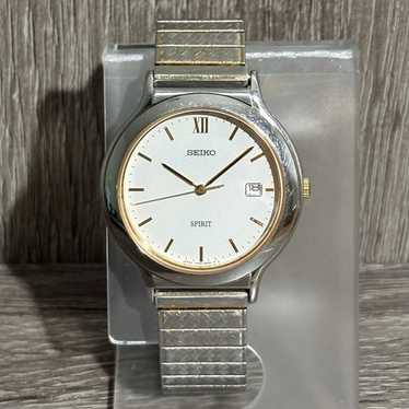 SEIKO SPIRIT クォーツ 腕時計 セイコー スピリット ヴィンテージ 電池交換済み】美品 SEIKO SPIRIT セイコー スピリット ゴールド