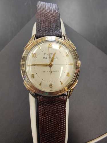 ビンテージBulova 23 automatic gold bezel ビンテージBulova 23 automatic gold bezel