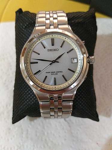 時計 SEIKO DOLCE RADIO WAVE CONTROL SOLAR Seiko Dolce 7B22-0AR0 Titanium Date Radio Wave Control Solar