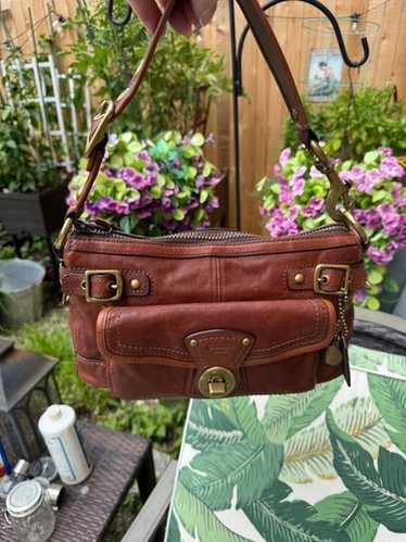 バッグ 65th Coach Flap Legacy Satchel Bag Brown Coach Brown Signature 65th Anniversary Legacy Flap Turnlock