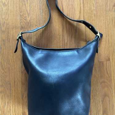 バッグ Vintage COACH XL Duffle Bag Black Coach | Bags | Vintage Coach Xl Duffle Sac Black Bucket Bag