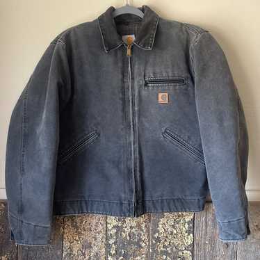 Carhartt J97 PTL グレー カバーオール sold) 2004 Faded Petrol Gray Vintage Carhartt Detroit Jacket