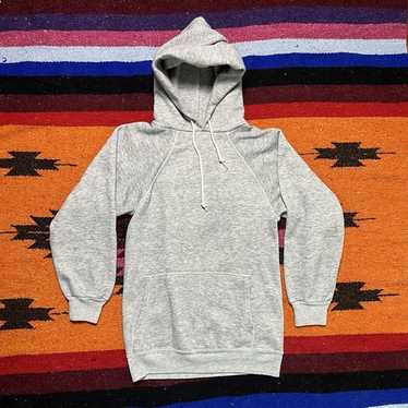 トップス 60s- usa vintage talonzip hoodie paint Vintage 1980s Textile Prints Talon Zipper Made in USA Blank