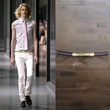 Dior homme 05ss beck期 ボーダー　ストール マフラー　エディ Dior homme 05ss beck期 ボーダーロングストール アーカイブ