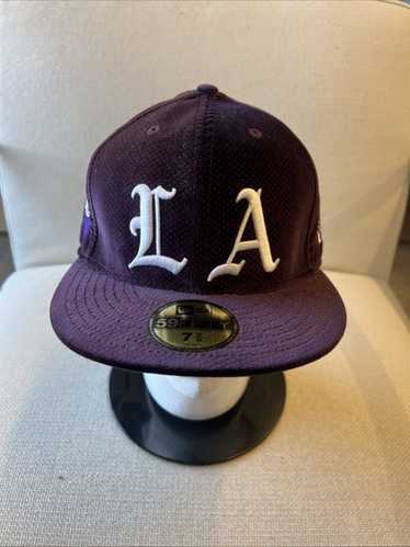 帽子 SUPREME EARFLAP NEW ERA PURPLE  7 3/8 Supreme Reverse Box Logo New Era Fitted Hat Purple 7-1/4 | eBay