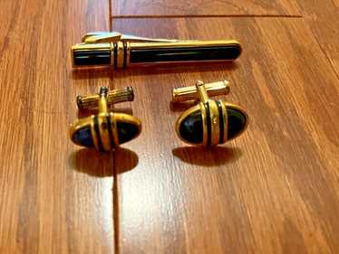 Montblanc cufflinks gold - Gem