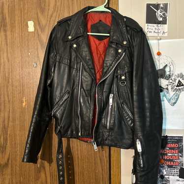 vintage‼︎ W-Riders JKT. Petroff vintage‼︎ W-Riders JKT. Petroff Genuine Leather × Vintage