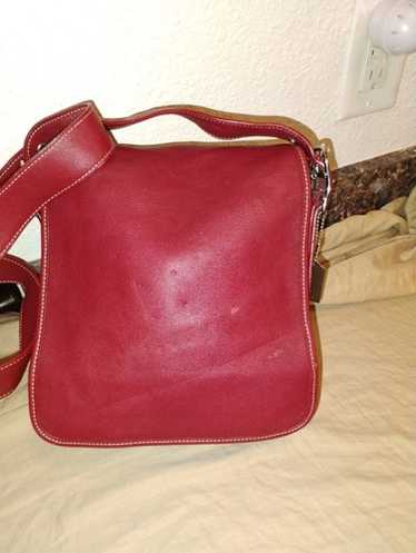 vintage coach old sheridan red サドルバッグ RARE COLOR VINTAGE COACH (OLD COACH オールドコーチ) THE