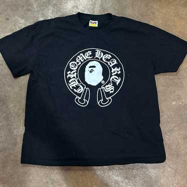 クロムハーツ A Bathing Ape　Tシャツ　120 Yahoo!オークション - 新品 クロムハーツ × bape Tシャツ S