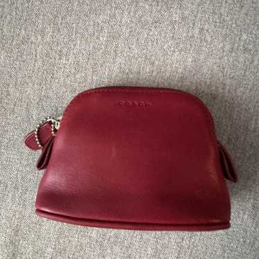 バッグ Vintage Old Coach Pouch Leather Red Coach Convertible Clutch Bag | Red Leather - Etsy