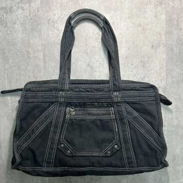 バッグ DIESEL Archive Denim Shoulder Bag 2000s Auth Diesel Archive Pink Denim Mesh Bag 2000s Shoulder Bag