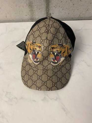 GUCCI ブラック ベースボールキャップ タピオカ グッチ ベースボールキャップ キャップ