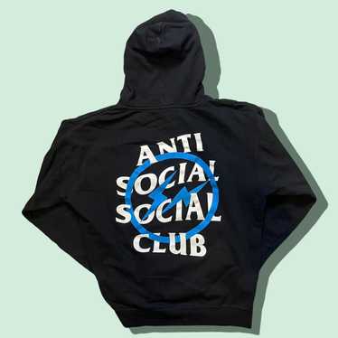fragment x assc フード Anti Social Social Club x Fragment Blue Bolt Hoodie (FW19
