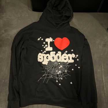 トップス Sp5der Spider worldwide hoodie- I Heart XL - Spider Worldwide × Young Thug I Heart Sp5der Hoodie 100