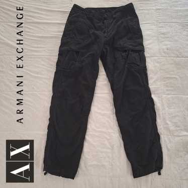 パンツ 90s armani exchange cargo pants black Armani exchange cargo pants - Gem