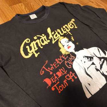 希少Cyndi Lauper True Colors Tシャツ L Vintage 1987 Cyndi Laufer True Colors Tour T-Shirt | 2-sided