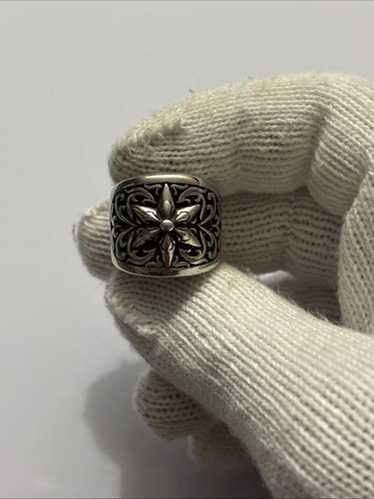 CHROME HEARTS STAR BAND スター バンド リング 20号 CHROME HEARTS Star band Ring Silver925 Used mens US size