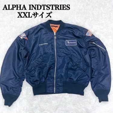 80s 90s usa製 ALPHA N-2B flight jacket Vintage ALPHA