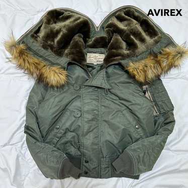 ジャケット・アウター archive n-2b flight jacket real fur Vintage 1971 USAF Heavy Flight Jacket N-2B with coyote Fur