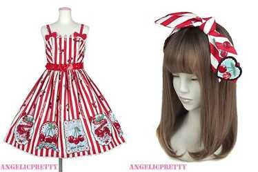 Angelic pretty cherry stamp - Gem