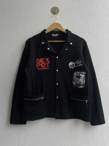 Vintage Sex Pot Revenge Jacket With Hoodie - Gem