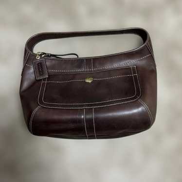 希少✨COACH One Shoulder Bag Leather Brown Coach one-shoulder bag brown - Gem