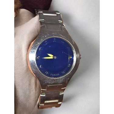 時計 archive y2k FOSSIL BIG TIC MENS Watch RARE y2k FOSSIL Big Tic JR-7978 Blue Kanji Animated Watch