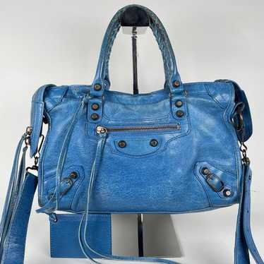 Blue balenciaga 2way city - Gem