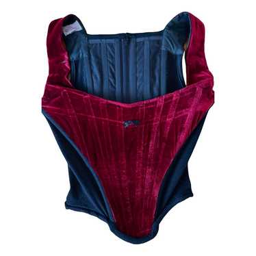 Vivienne Westwood ベルベットコルセット 42 vintage vivienne westwood red label black orb corset top 42