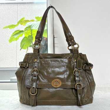 バッグ Coach Legacy Turn Lock Suede Bag ci337_b4bnh_a0