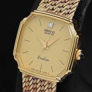 稼働品SEIKO　Exceline １２２１−５４１０型 レディース 時計 Seiko Exceline Watch 1221-5410 – Leluxe Vintage Sdn. Bhd.
