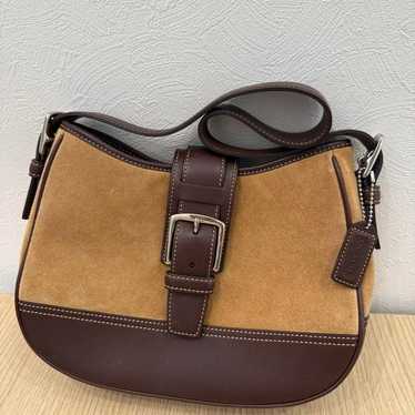 未使用保管品 vintage coach old スウェード suede Vintage coach suede mini - Gem