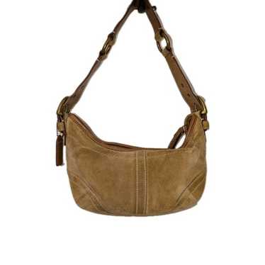 Vintage Coach Suede soho hobo オールドコーチ Coach soho suede hobo - Gem