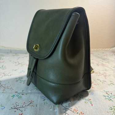 バッグ Vintage Coach Day Pack Navy Leather USA Vintage Coach Equestrian Slim Crossbody Shoulder Bag Navy