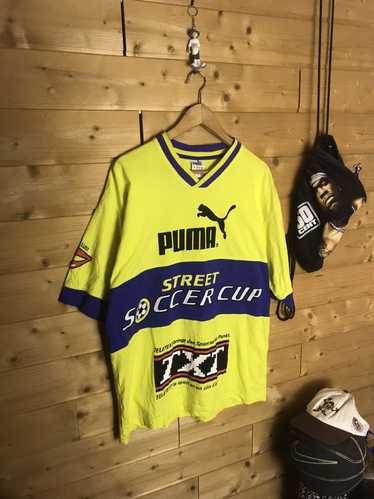 ウェア VTG 90S PUMA STREET SOCCER CLUB JERSEY VTG 90S PUMA STREET SOCCER CLUB JERSEY ウェア