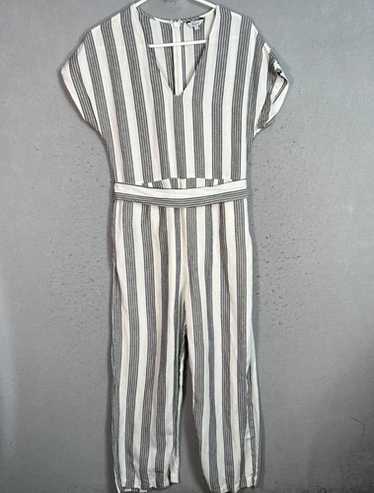 Rails Angela Jumpsuit In Cypress Stripe Linen & R… - image 1