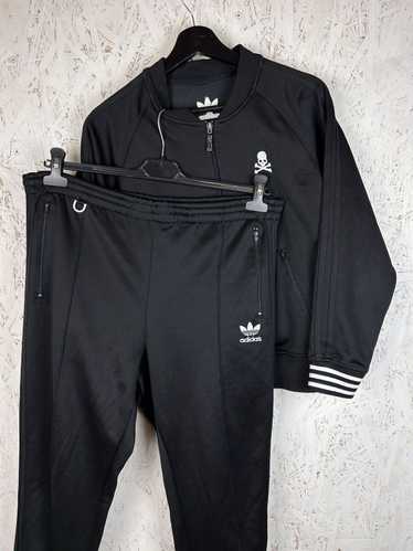mastermind adidas ジャージ セットアップ Mサイズ コラボ 黒 adidas mastermind コラボジャージ セットアップ M 上下セット