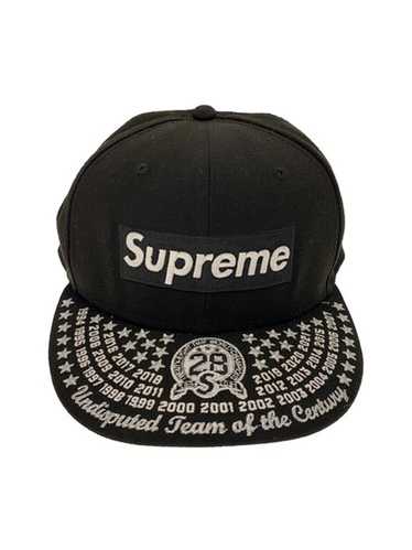 Supreme 黒 ベースボールキャップ 7 3/8 Supreme cap 7 3/8 - Gem