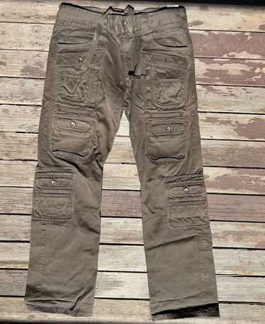 DOLCE&GABBANA マルチポッケトcargo pants レア Vintage DOLCE GABBANA Cargo Pants D&G Trousers Multipocket