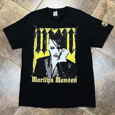 ミュージシャン Marilyn Manson Against All Gods Tour 04 Vintage Marilyn Manson Shirt 2004 Against All Gods American
