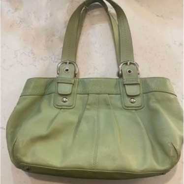 Vintage coach leather green - Gem
