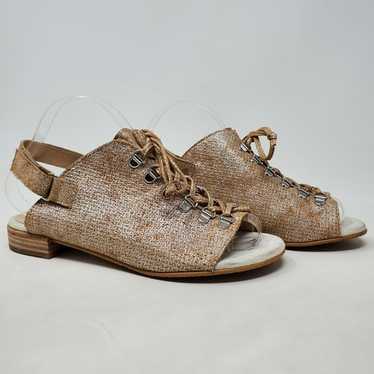 Unity In Diversity Hook Loop Lace Up Sling Sandal… - image 1