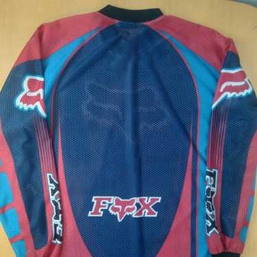 90.s FOX RACING メッシュジャージー　リバーシブル Vintage 90s fox racing motocross cycling 1996 half zip small