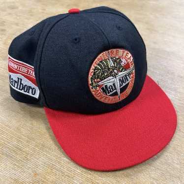 帽子 Marlboro black snapback big logo hat cap Marlboro black snapback big logo hat cap - メルカリ