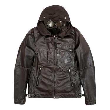 ジャケット・アウター 92s cp company leather jacket vintage 80's] Old C.P.Company Leather Jacket size.48