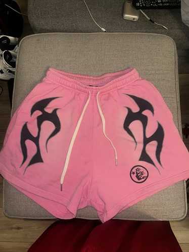Hellstar ハーフパンツ pink Hellstar 'Pink' Sports Flame Shorts – Showroom LA