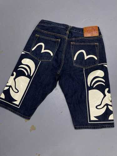Evisu denim shorts size - Gem