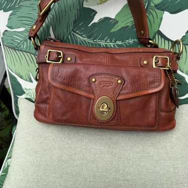 バッグ 65th Coach Flap Legacy Satchel Bag Brown Coach 65th Anniversary Legacy Leather Ali Flap | eBay