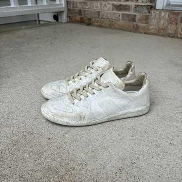 Maison Margiela レザー スニーカー　カーキ　42 Maison margiela sneakers 42 - Gem